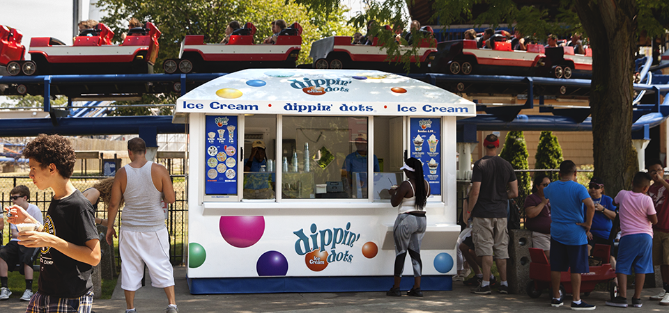 Cedar Point Dippin' Dots Stands - CP Food Blog