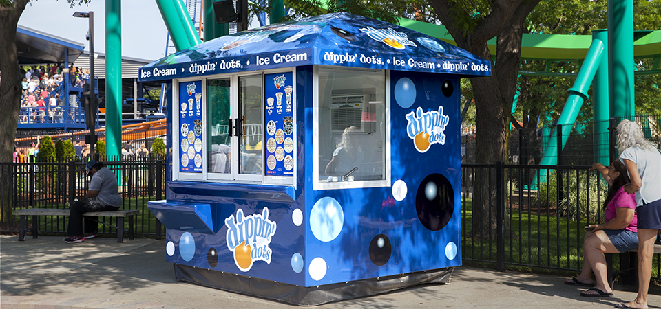 Cedar Point Dippin' Dots Stands - CP Food Blog